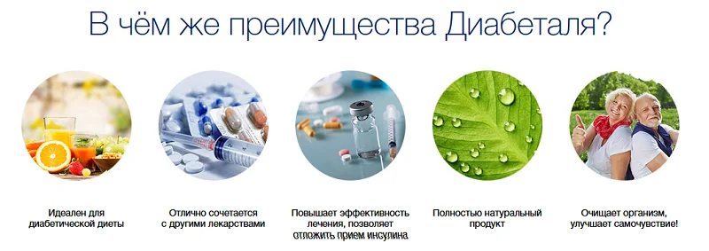 Преимущества Диабеталя - лекарства от сахарного диабета