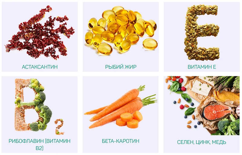 Состав препарата Биокулист для восстановления зрения и здоровья глаз