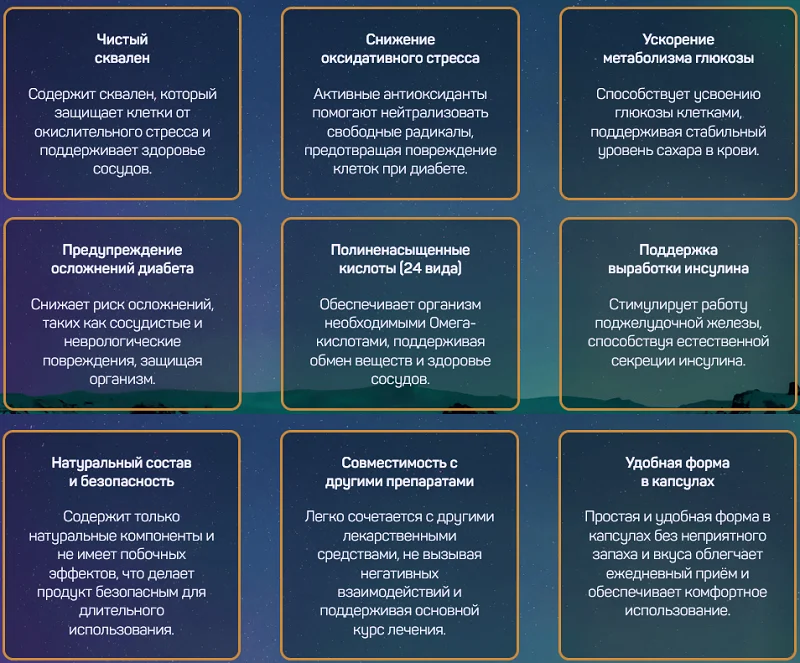 Основные преимущества препарата Arseal Glyco (Арсил Глико) от сахарного диабета