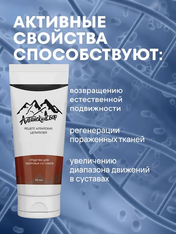 Активные свойства Алтайского сбора для суставов способствуют