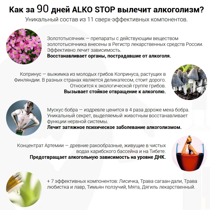 Как за 90 дней Алкостоп вылечит алкоголизм?