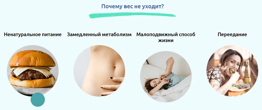 Почему вес не уходит?