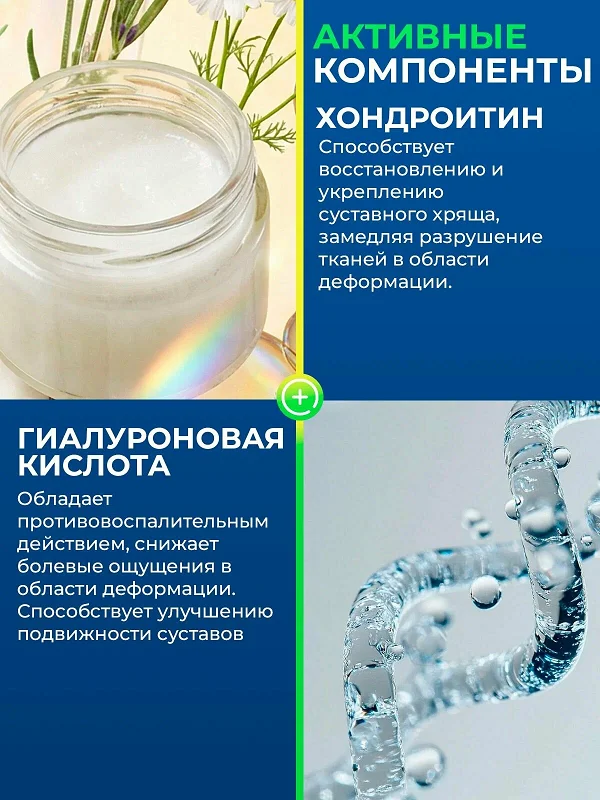 Активные компоненты Neuro Flex (Нейро Флекс) мазь для суставов