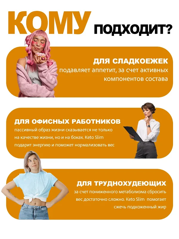 Показания к применению Keto Slim Forte капсулы для похудения