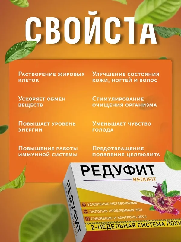 Как действует комплекс Редуфит для похудения на организм человека