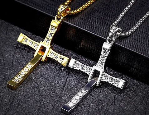 Крест Доминика Торетто с цепочкой оригинал из фильма Форсаж