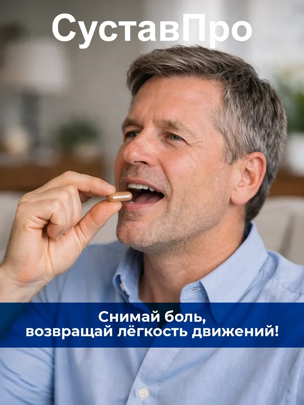СуставПро снимай боль, возвращай легкость движений!