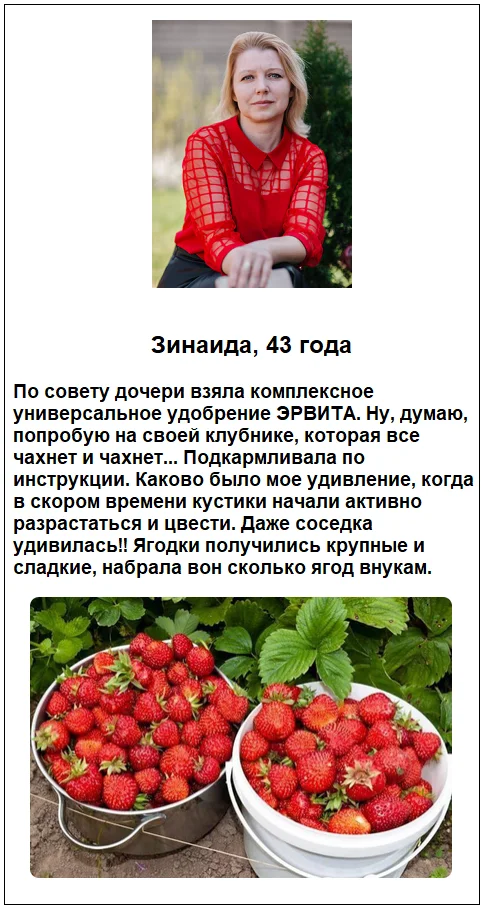 Отзывы реальных покупателей о средстве Эрвита комплексное минеральное удобрение №1